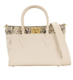 On My Side PM, Leather/Pyhton, Pink, NFC, S, 3*